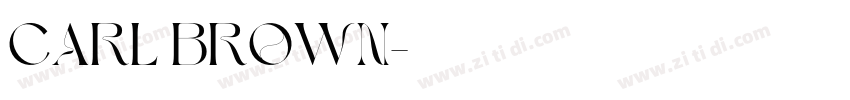 Carl Brown字体转换 Carl Brown字体转换